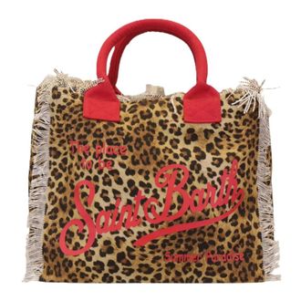 MC2 Saint Barth Tote Bags, female, Brown, Size: ONE SIZE Vanity Shoulder Bag