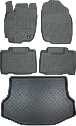 OEM Juego De Alfombrillas Para Coche Y Maletero Para Toyota Rav4 Iv Suv (marzo De 2013 A Diciembre De 2018)