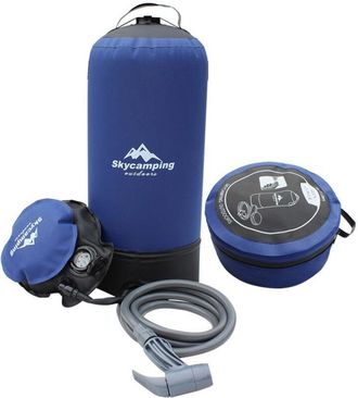 OEM Ducha De Camping Con Bomba - Ducha Solar De Camping De 11 L Con Bomba - Bolsa De Agua Plegable Para Senderismo, Festivales, Escalada Y Actividades Al 