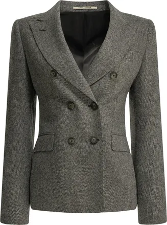 Tagliatore blazer met dubbele rij knopen en visgraatmotief