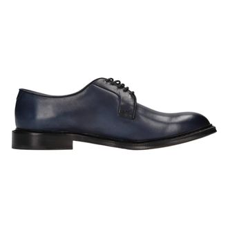 Cerbero PC1 Leren Veterschoenen - Heren - Nette schoenen - Blauw - 44 EU - Leer - Schoenen