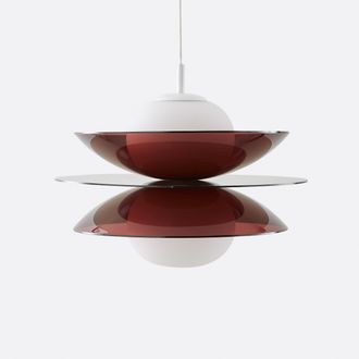 La Redoute Interieurs Hanglamp van plexiglas en opalineglas, Okara