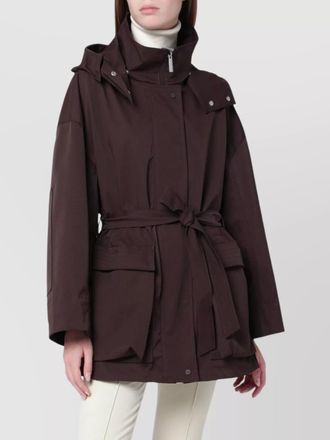 Herno short parka adjustable cuffs