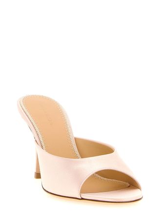 Magda Butrym Viscose Satin Mule - Pink