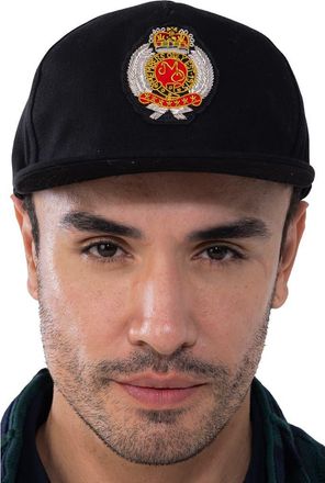 Members Only Twill Baseball Cap - Members Only Crest in Black at Nordstrom