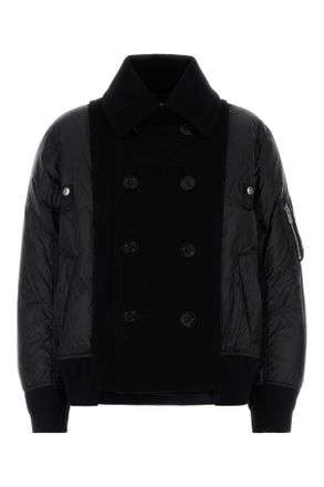 sacai Blouson Jacket - Black