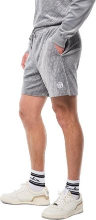 Sergio Tacchini Bandiera Debossed Velour Short in Sleet at Nordstrom, Size Xxx-Large