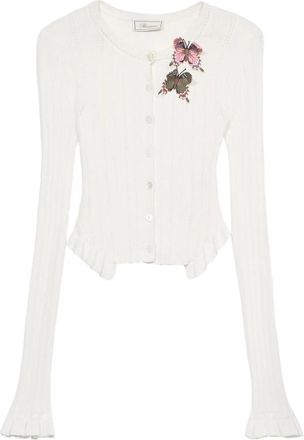 Blumarine Ruffled Cardigan
