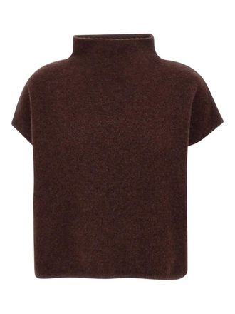 Filippa K high-neck short-sleeve sweater - Red