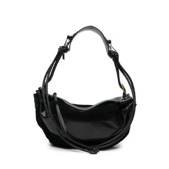 Isabel Marant Medium Maia Braided-strap Panelled Shoulder Bag