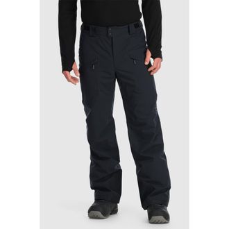 Outdoor Research Snowcrew Waterproof & Windproof Insulated Snow Pants in Black at Nordstrom, Size Medium