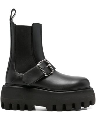 Alexander McQueen H.BOOT S.RUBBER - Nero