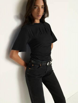 Nation Ltd Danica Tee In Jet Black