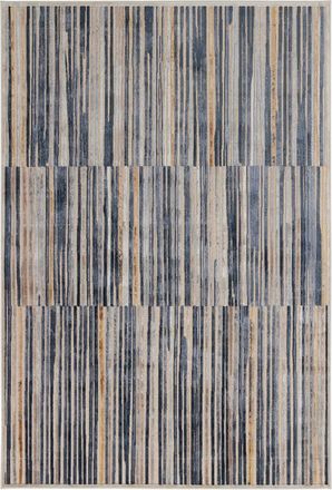 Novatrend Alfombra de salón moderna azul 160x230 cm