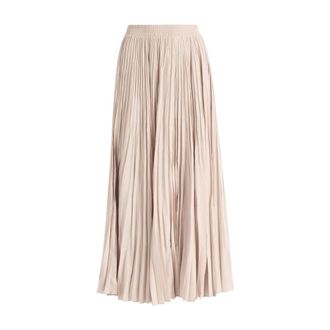 Max Mara Denim Shirt - female - Weekend Max Mara - Maxi Skirts - Beige - XS - Skirts