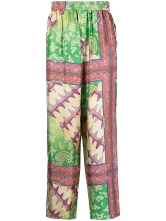 Aries Printed Silk Trousers