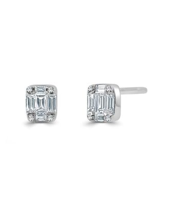 Sabrina Designs 14K 0.26 Ct. Tw. Diamond Baguette Earrings