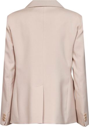 Max Mara Womens Blazer Wkdlamine Blush Wool Pink Virgin Jacket