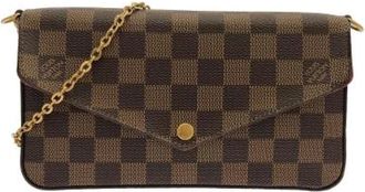 Louis Vuitton Pre-owned Pochette Felicie Damier Borsa a Spalla - - Pre-owned - Donna - Marrone - ONE SIZE