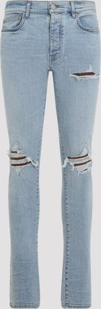 Amiri gehaakte lederen Mx1 jeans