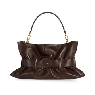 Balmain Bolso de hombro mediano Anthem - Bags - Mujer - Marr&oacute;n - ONE SIZE