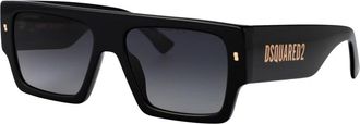Dsquared2 D2 0165/S Zonnebril - Heren - Zonnebrillen - Zwart - 57 MM - Accessoires