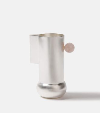 Natalia Criado Embellished silver-plated pitcher