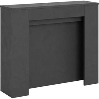 Itamoby Itamoby - Consolle allungabile 90x25/211 cm nives Antracite Spatolato allunghe interne