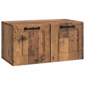 vidaXL Mueble Para Tv De Pared Madera Envejecida 59,5 X 31 X 30 Cm Vidaxl