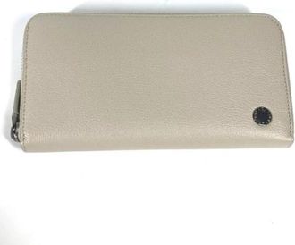 Bulgari Pre-owned Wallets, female, Beige, Size: ONE SIZE Pre-owned Leather Wallet