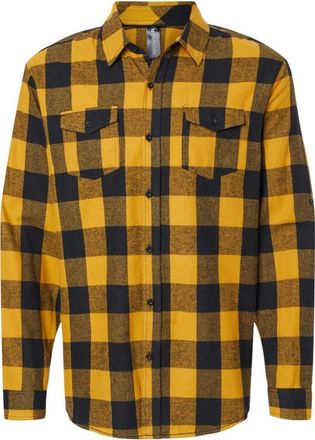 Burnside Yarn-Dyed Long Sleeve Flannel Shirt