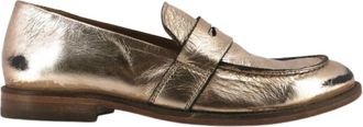 Moma Mocassins van leer - Dames - Loafers - Roze - 37 1/2 EU - Leer - Schoenen