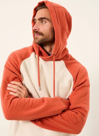 Fat Face FatFace Brooke Oatmeal Overhead Contrast Raglan Hoodie