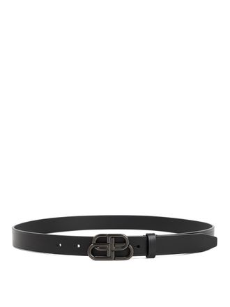 Balenciaga Leather Bb Belt