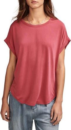 Lucky Brand Sandwash Dolman T-Shirt in Red Bud at Nordstrom Rack, Size X-Small