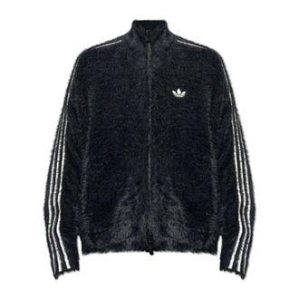 adidas Originals Adidas Originals, Zip-throughs, male, Black, Size: 2XL Faux Mohair Classic Tracktop