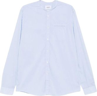 Dondup 803 Camicia - Heren - Casual Overhemden - Blauw - 2XL - Overhemden