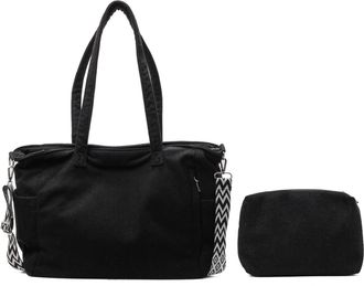 Generic Corduroy Tote Bag, Women Corduroy Shoulder Bags with Adjustable Strap Crossbody Bags with Pouch for College School Work Travel Shopping Vacation Gym