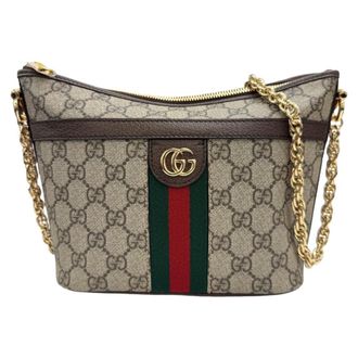 Gucci Ophidia Beige Gg Supreme Tote Bag (Pre-Owned)