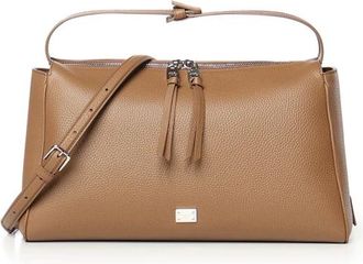 Dolce & Gabbana Vittoria Kalfsleren Crossbody Tas - Heren - Handtassen - Bruin - ONE Size - Katoen - Tassen