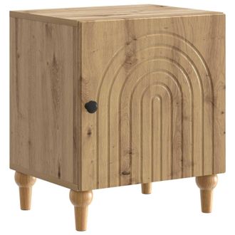 vidaXL Armario De Noche Roble Artesanal 43 X 34,5 X 50 Cm Vidaxl