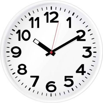 Eurotime Reloj De Pared Mocco Quartz Blanco 30 Cm Blanco