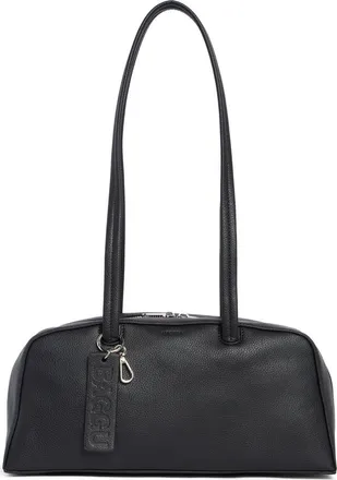 Baggu Recycled Leather Bowler Bag in Black at Nordstrom Rack