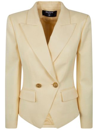 Balmain 2 Bottons Natte Jacket