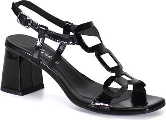 Diba BEGON NIA Heeled Dress Sandal in Black at Nordstrom, Size 6.5