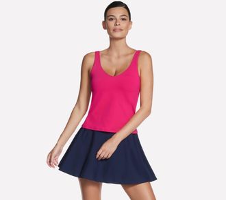 Skechers Sporttop SKECHERS GOWALK EVOLUTION TANK, Damen, Gr. XXL (50/52), sunset glow, Obermaterial: 88% Nylon, 12% Elasthan, Tops Sporttop, f&uuml;r Fitness und sp