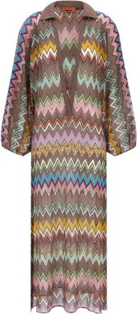 Missoni Multicolour V-Neck Printed Dress