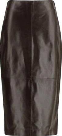 Arma Dames, Rokken, Bruin, Maat: 2XS Leer