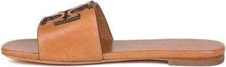 Tory Burch Ines Single-Band Slide - Dames - Sandalen - Beige - 36 EU - Leer - Schoenen