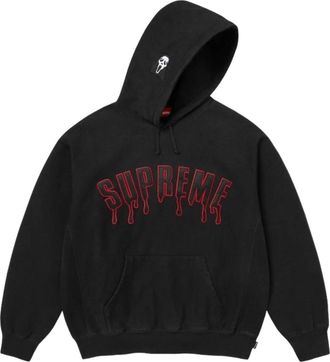 SUPREME x Ghostface SS26 Arc Hooded Sweatshirt Black SUP-SS26-207-BLK